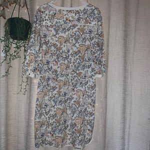 Vintage floral shift dress